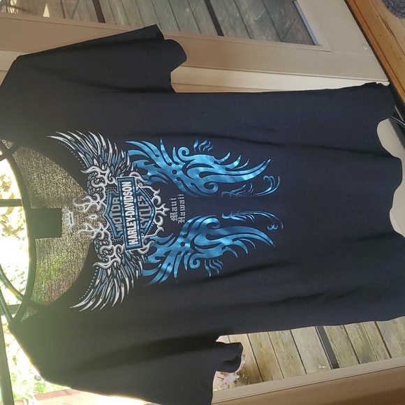 Harley-Davidson Maui Hawaii Short‎ Sleeve Colorful Graphic Sz XL T-shirt - Picture 5 of 9